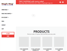 Tablet Screenshot of magicmugs.com
